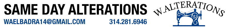 This is an ad for alterations.