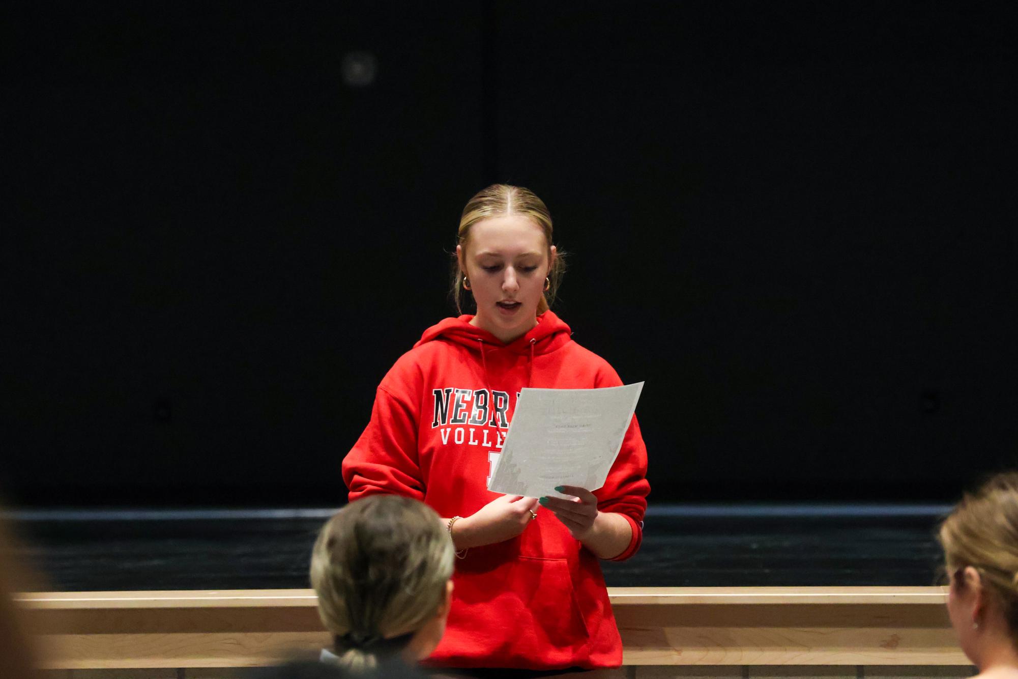 On Sept 10, Student Council held their first full club meeting during Knight Time. Student Council president Ava Borton, a junior at FHN led the meeting, answering questions about meetings leading up to the dance and events taking place during homecoming week. 
