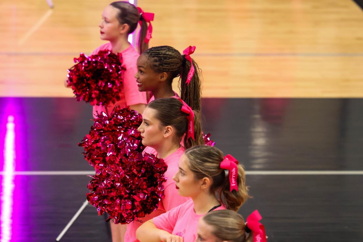 Varisty Cheer Performs at Breast Cancer Awareness Game [Photo Gallery]