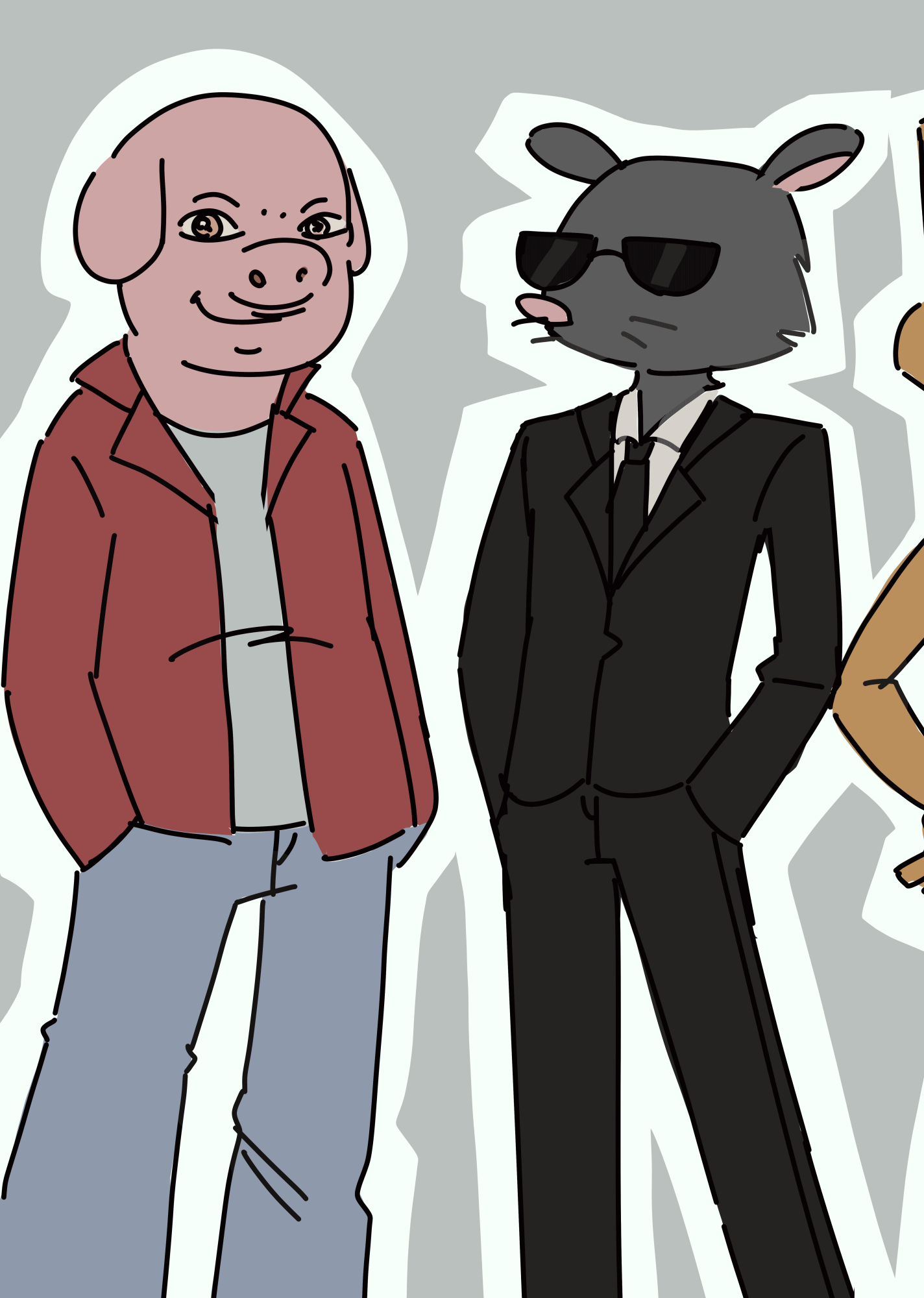John Pork, Tim Cheese, and Triple T are three characters in brainrot. 