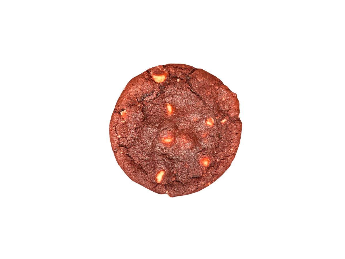Hot Box Cookies' Red Velvet Cookie sold at $2.50.